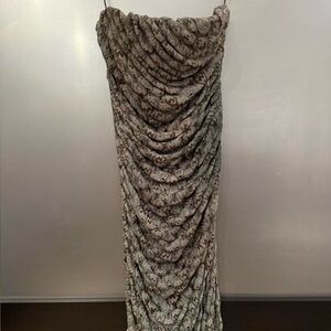 Stunning MISSONI Vintage Strapless  Knit Ombré Dress